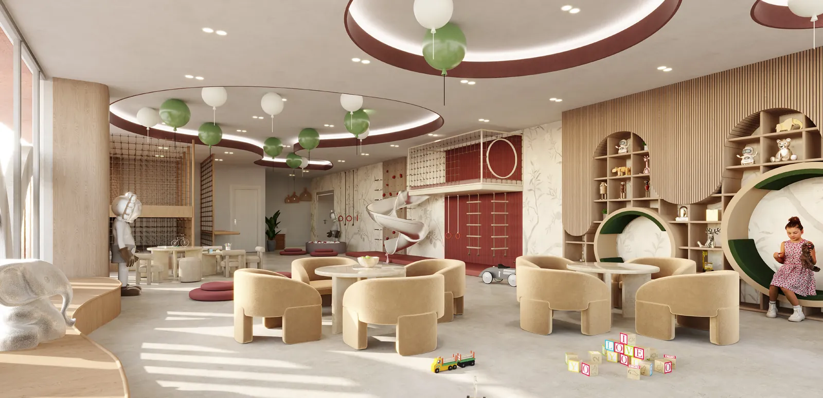Artist's impression of the crèche